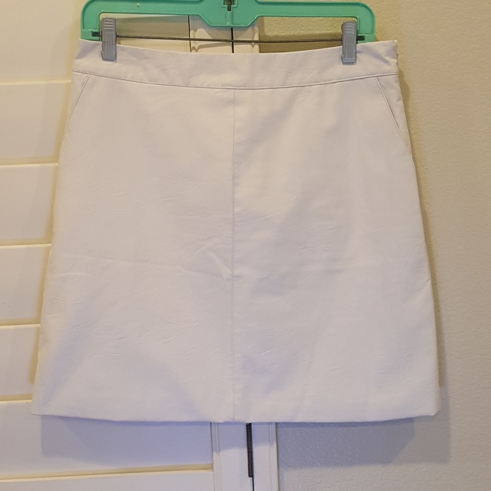 Topshop 'Leather' Mini Skirt